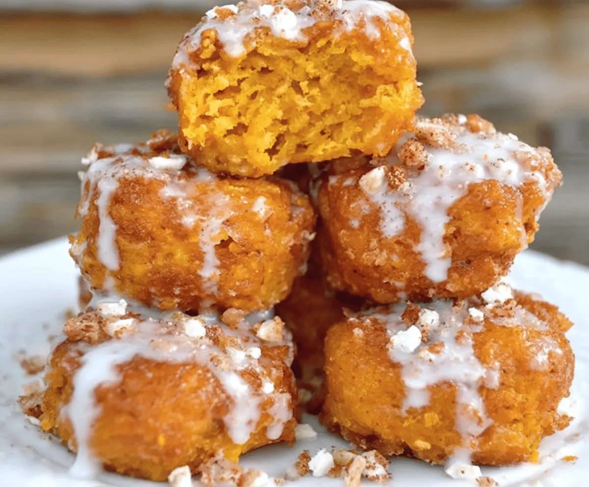 Easy Baked Pumpkin Fritter Bites Recipe