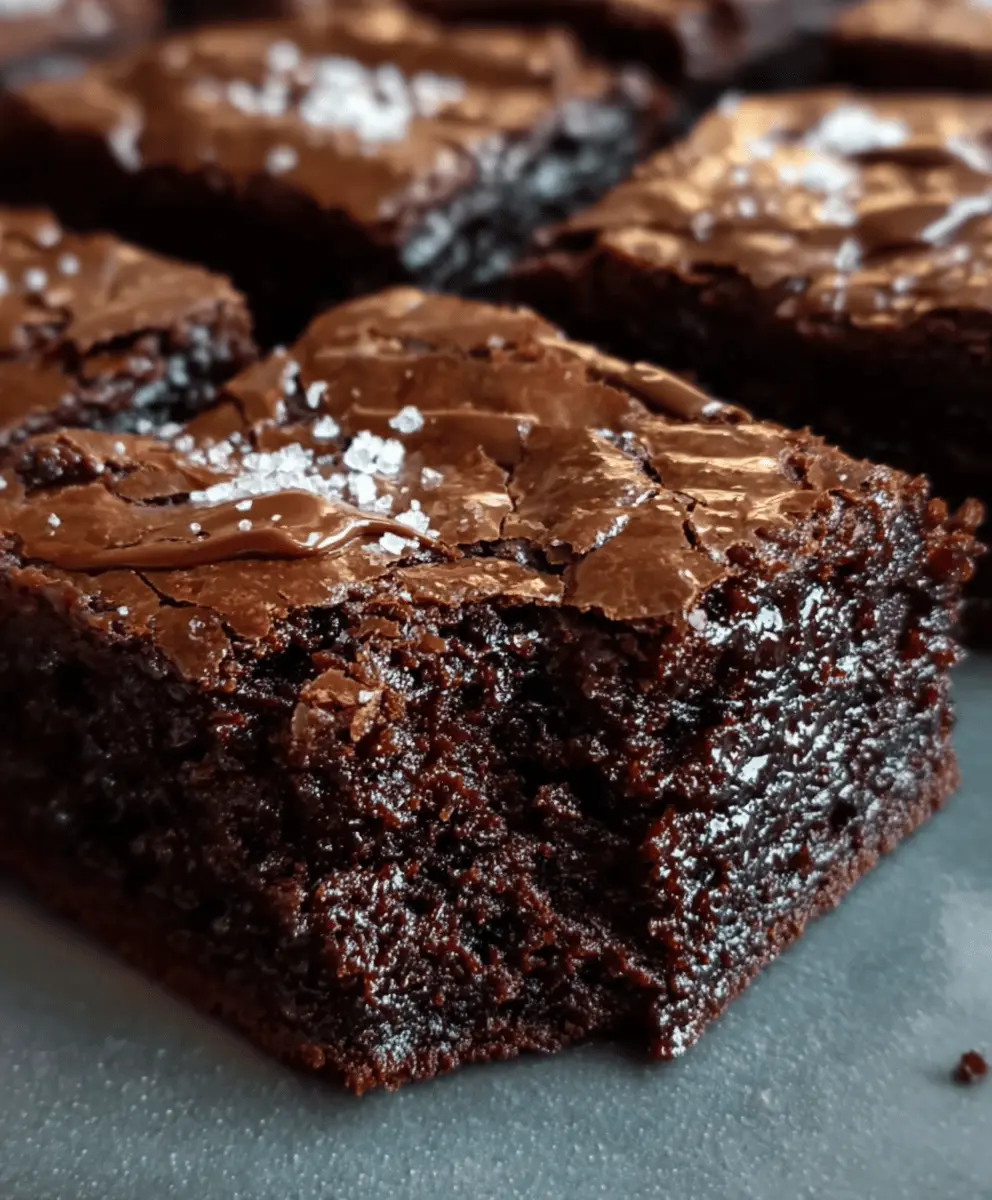 Easy Fudgy Chocolate Brownies Recipe