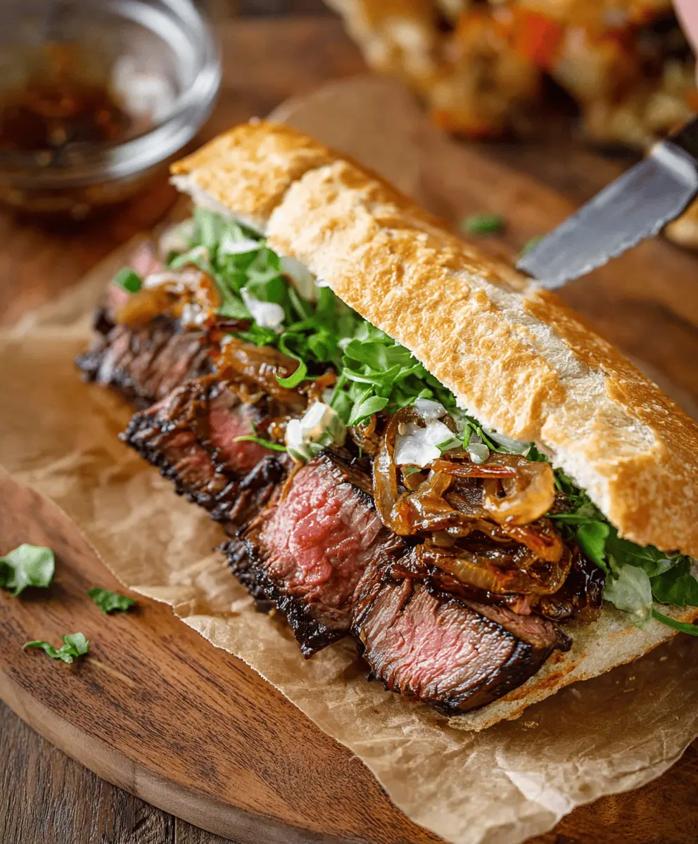 Easy Steak Sandwich Recipe with Flavorful Twist