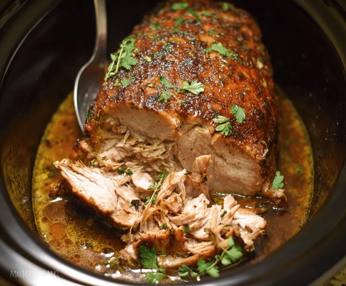 Easy Crock Pot Pork Loin Recipe for Tender Dinner