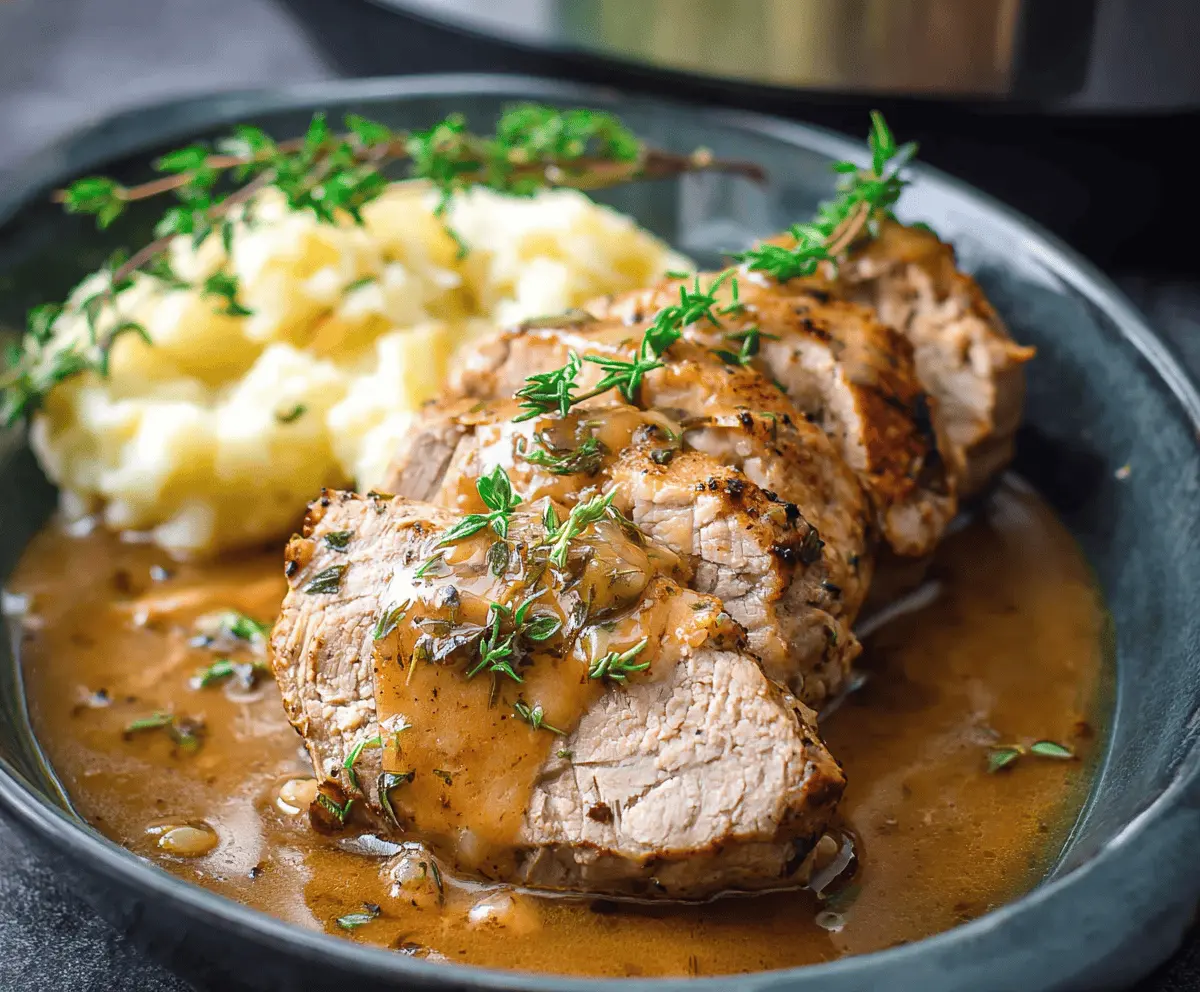 Easy Crock Pot Pork Tenderloin Recipe