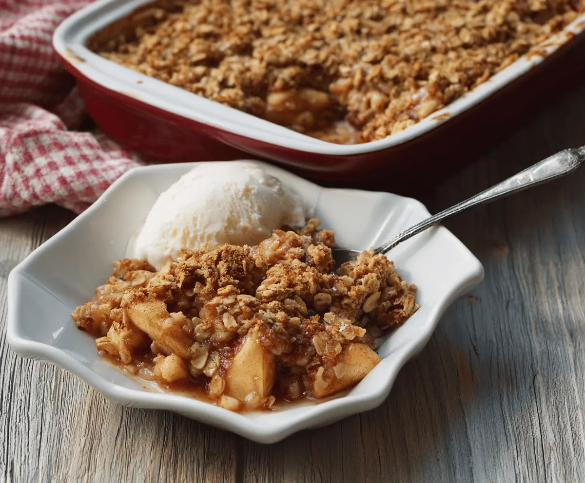 Apple Crisp with Oats