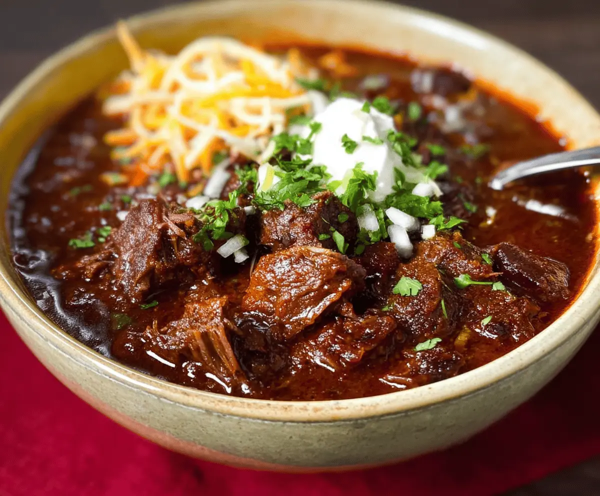 Authentic Texas Brisket Chili Recipe