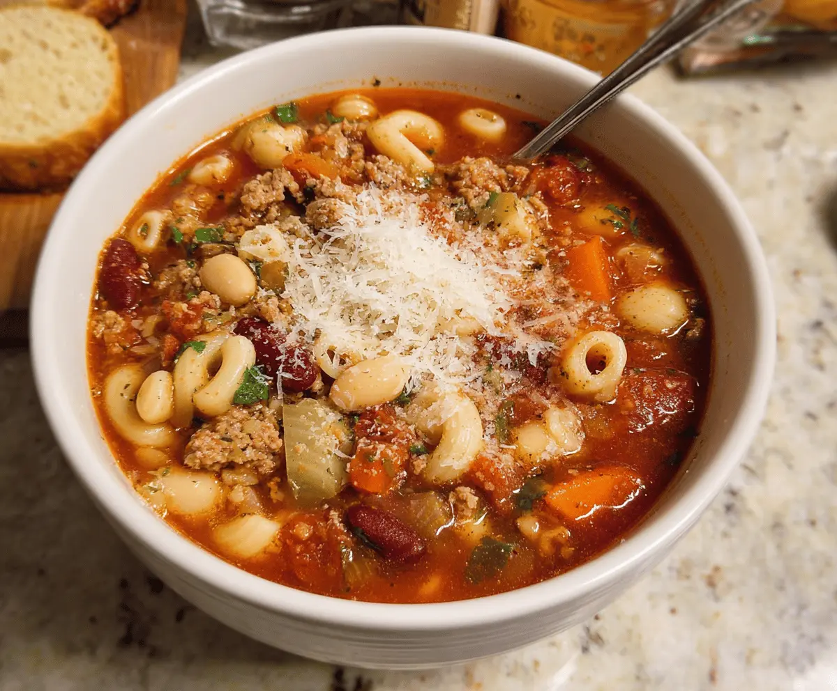 Best-ever Olive Garden Pasta E Fagioli
