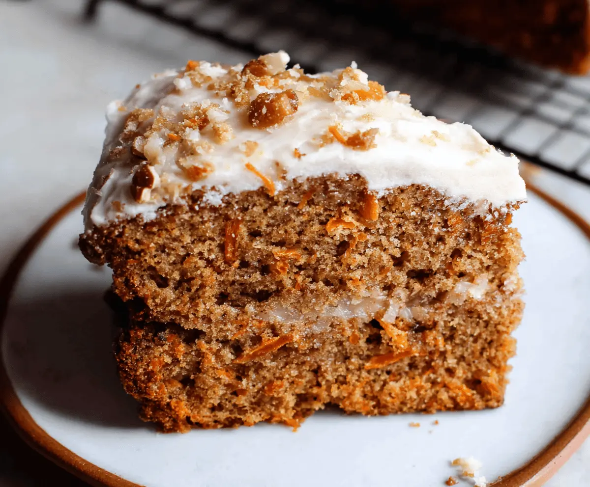 Carrot Date Spice Cake