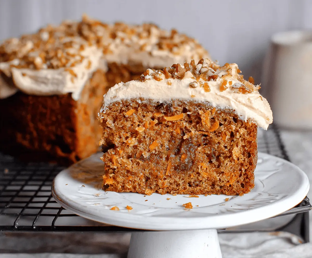 Carrot Date Spice Cake