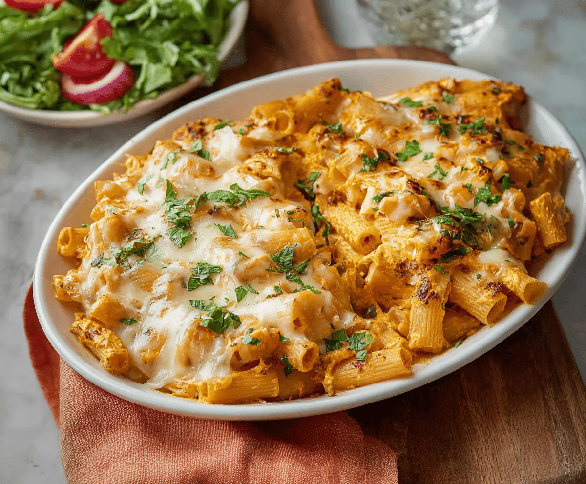 Cheesy Pumpkin Ricotta Pasta Bake