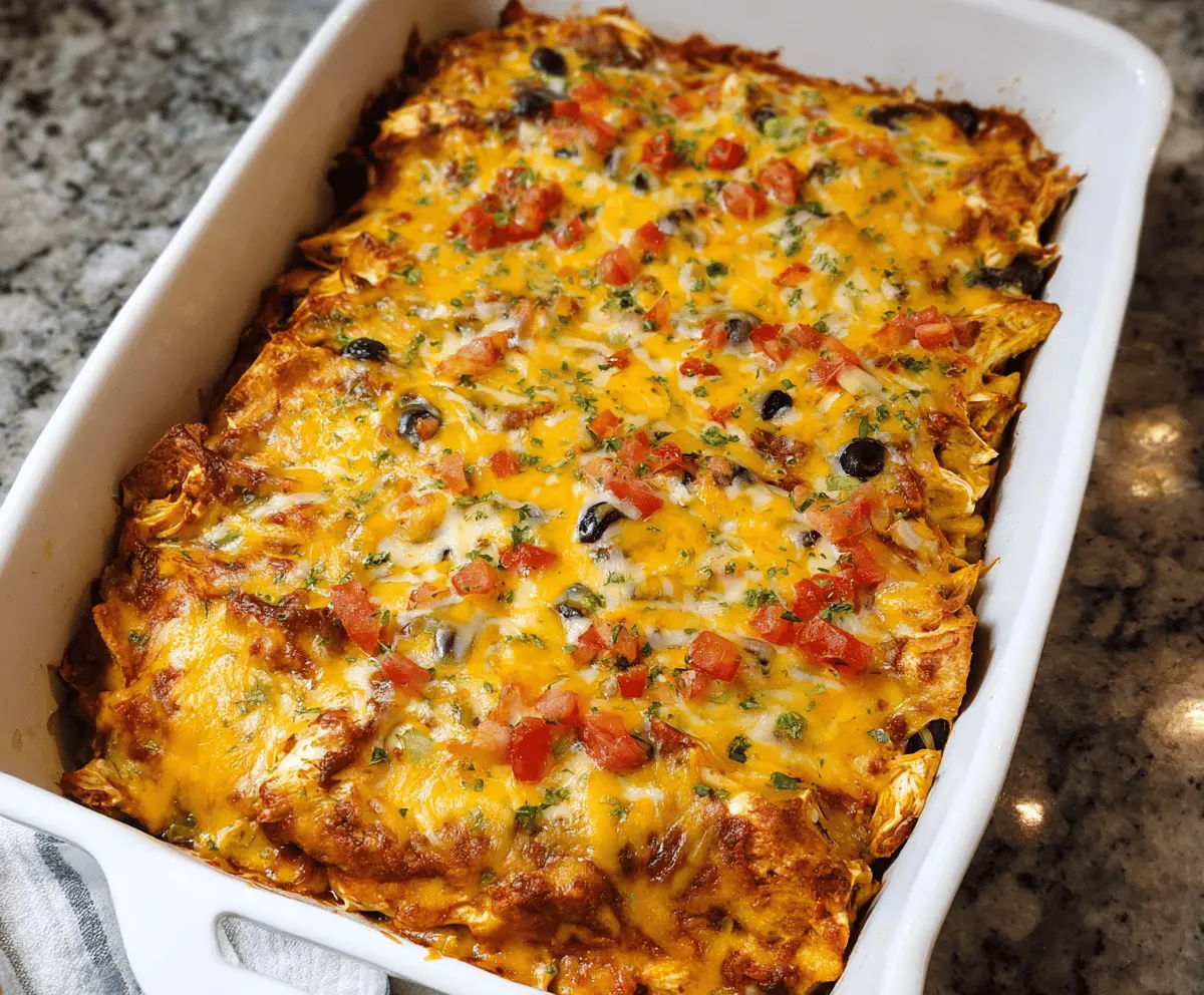 Chicken Enchilada Casserole