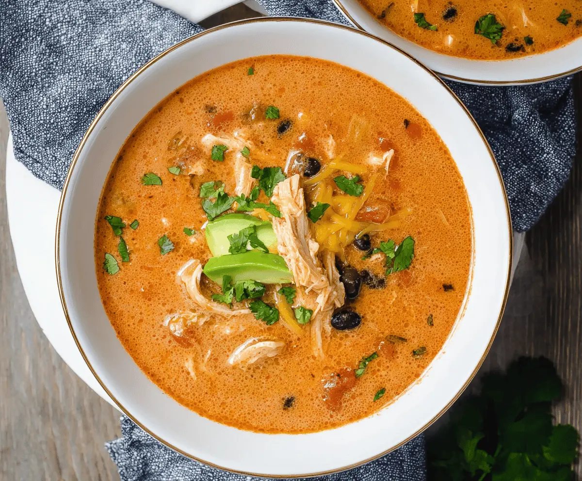 Chicken Enchilada Soup