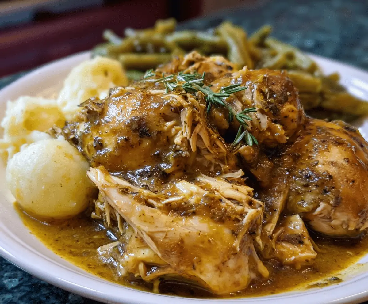 Crock Pot Mississippi Chicken 