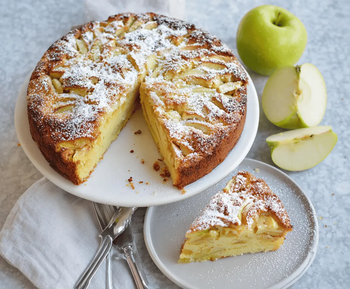 Easy Torta di Mele- Moist Italian Apple Cake Recipe