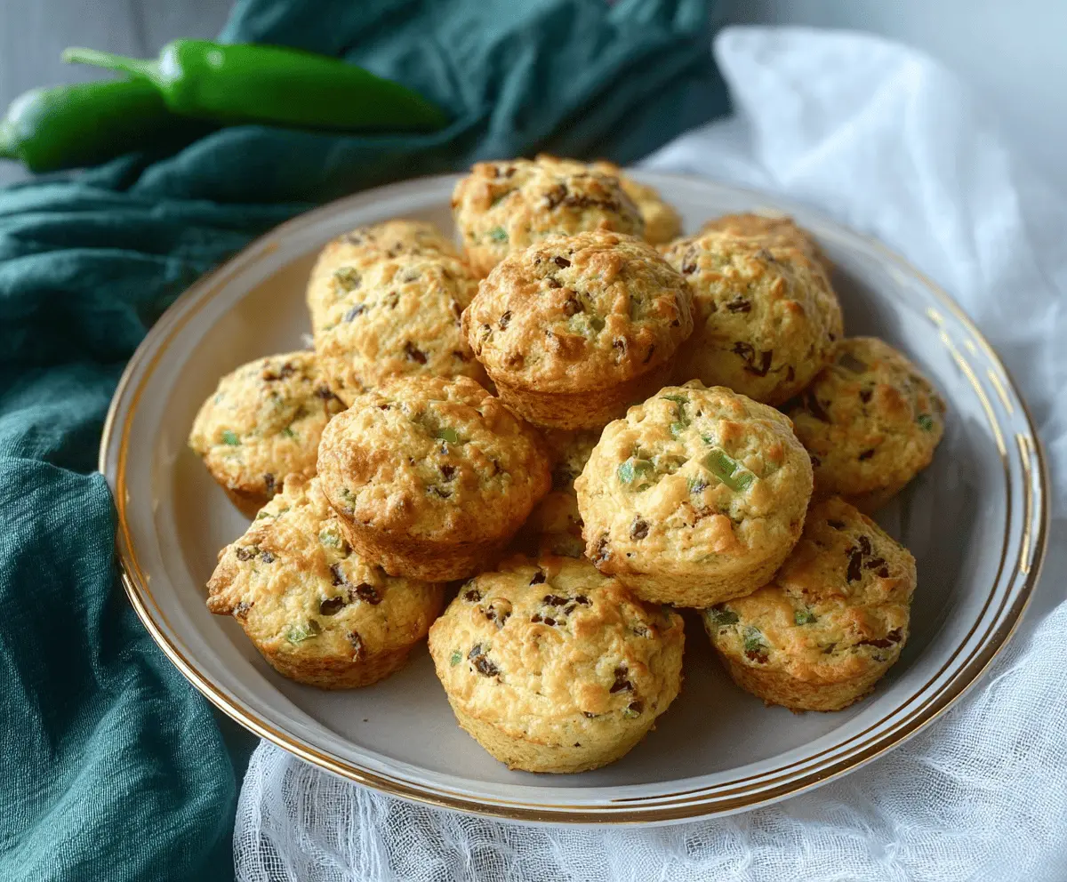 Green Chili Mini Muffins