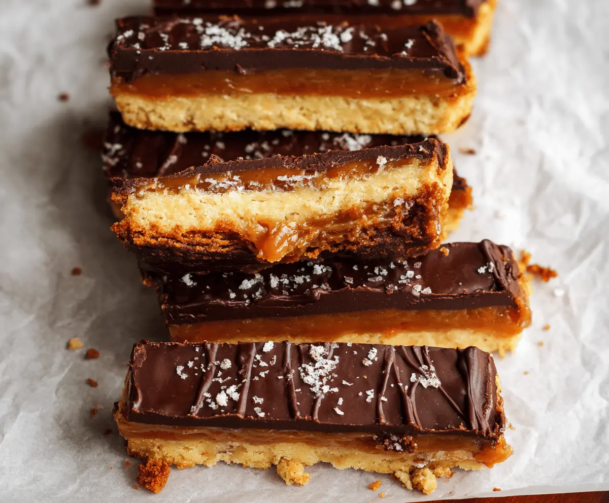 Homemade Date Twix Bars