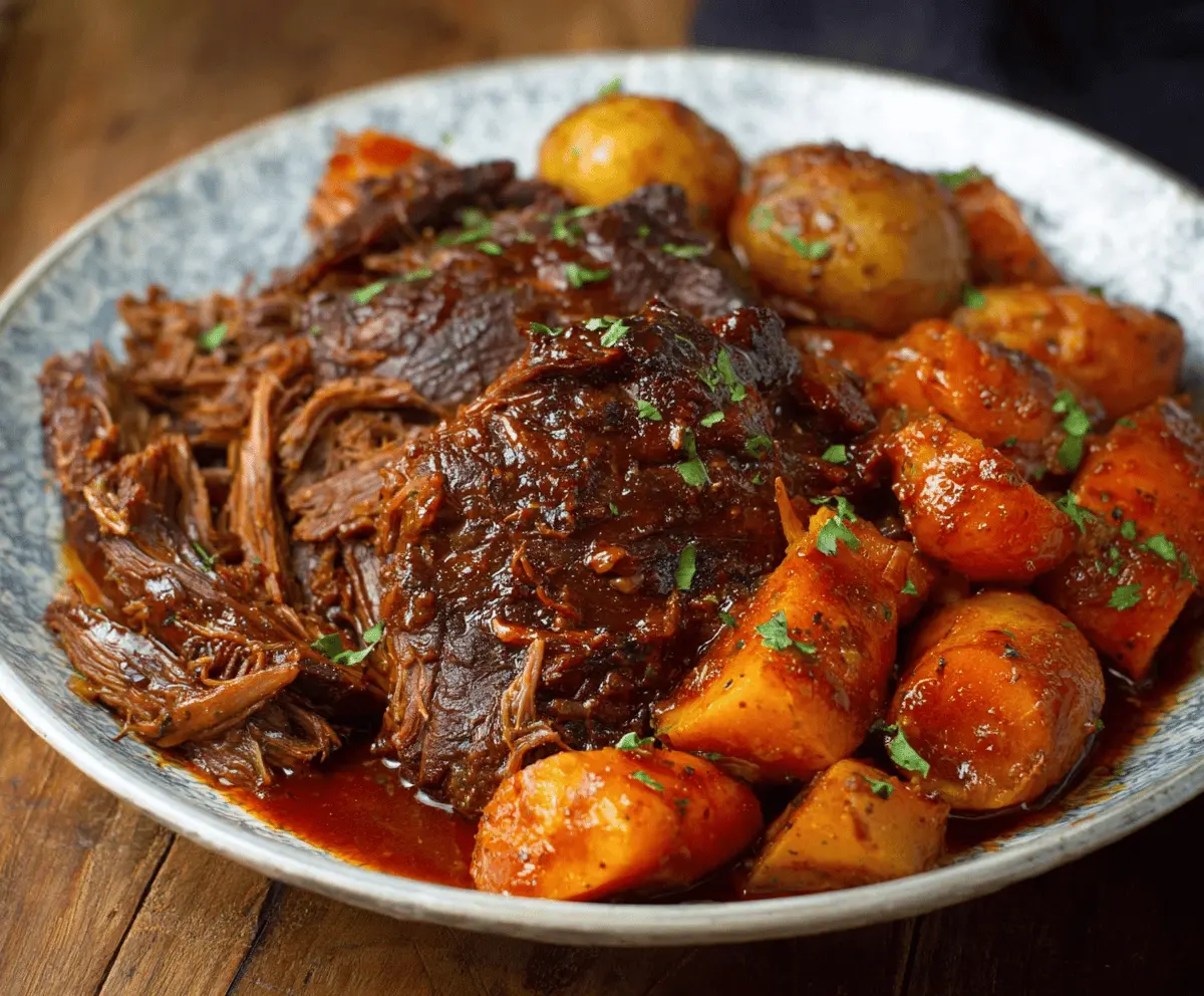 Slow Cooker Caribbean Pot Roast
