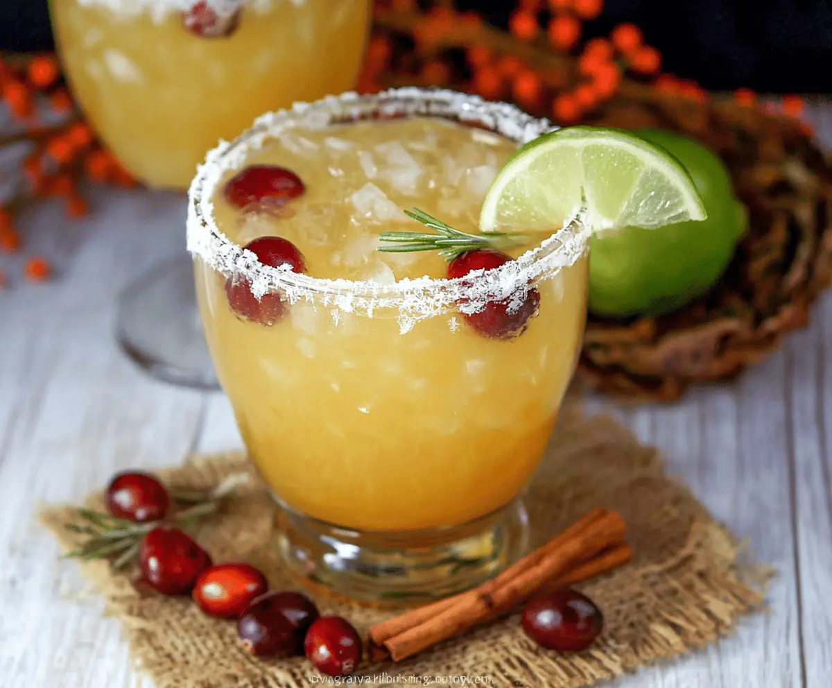 Thanksgiving Margarita Recipe