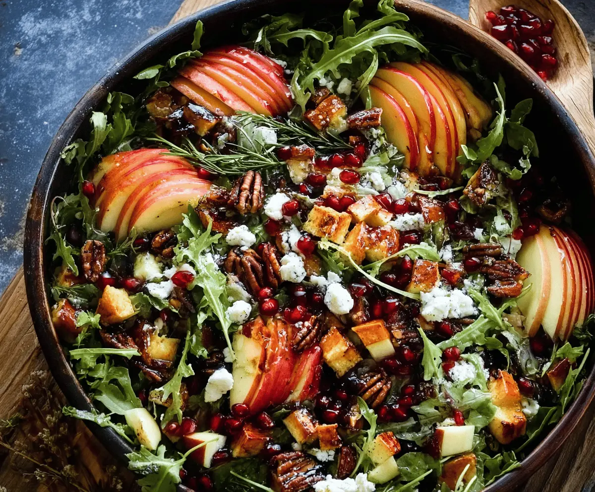 Autumn Harvest Honeycrisp Apple Salad