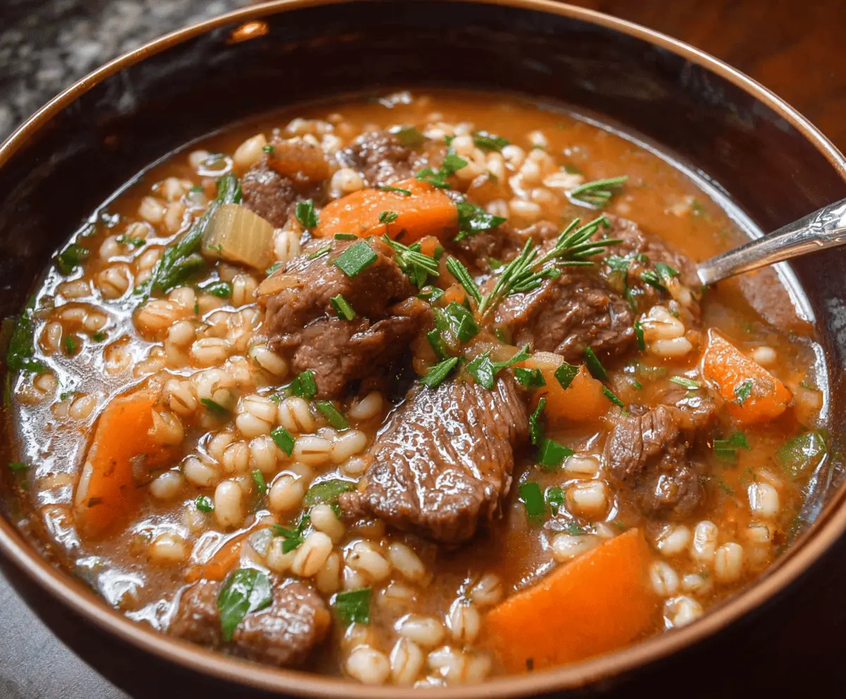Beef and Barley Stew