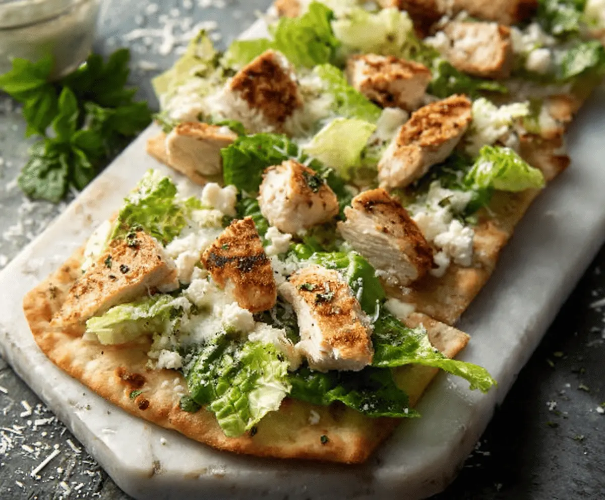Chicken Caesar Flatbread 