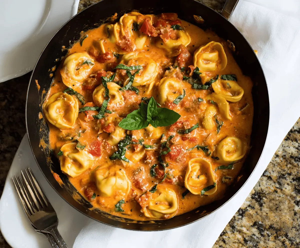 Creamy Tomato Tortellini