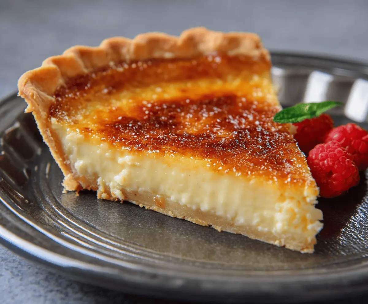 Creme Brulee Pie 