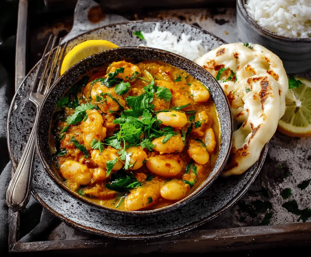 Curried Butter Beans