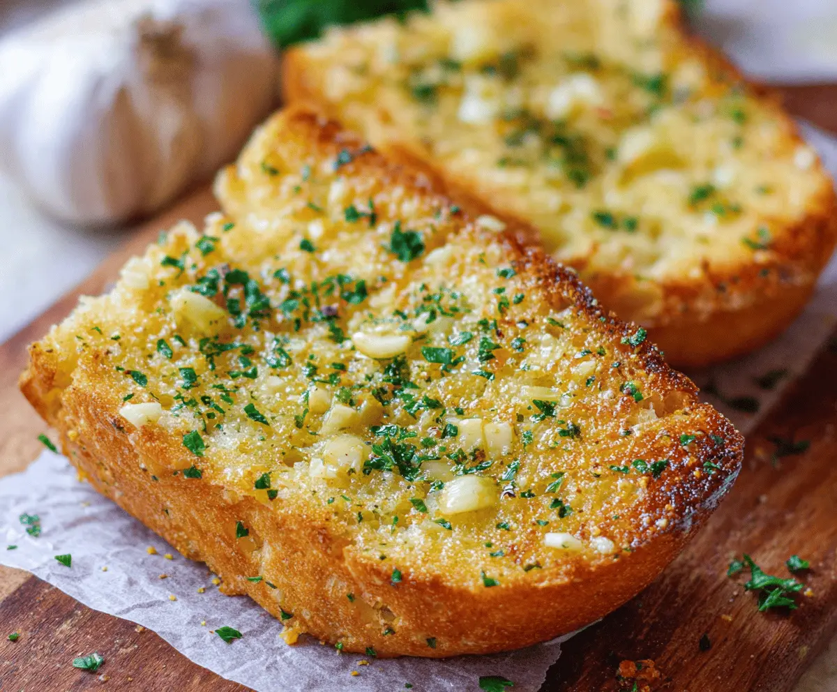 Homemade Buttery Garlic Bread