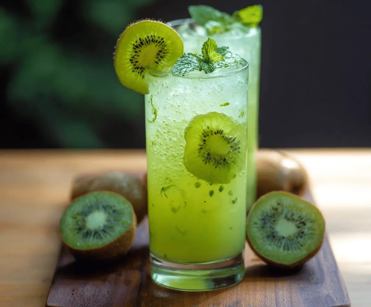 Kiwi mocktail