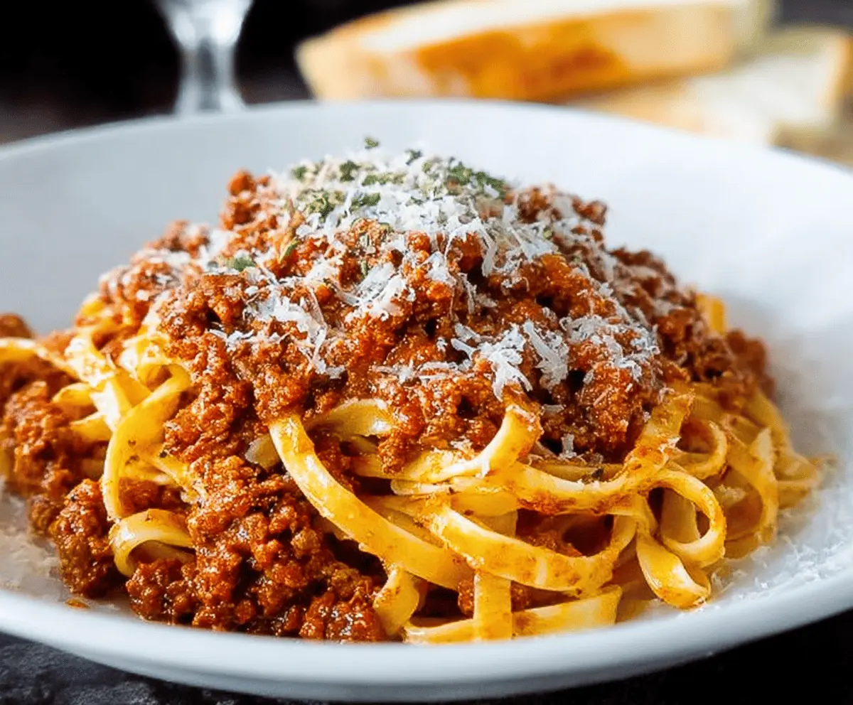 Pasta Bolognese Classic Italian