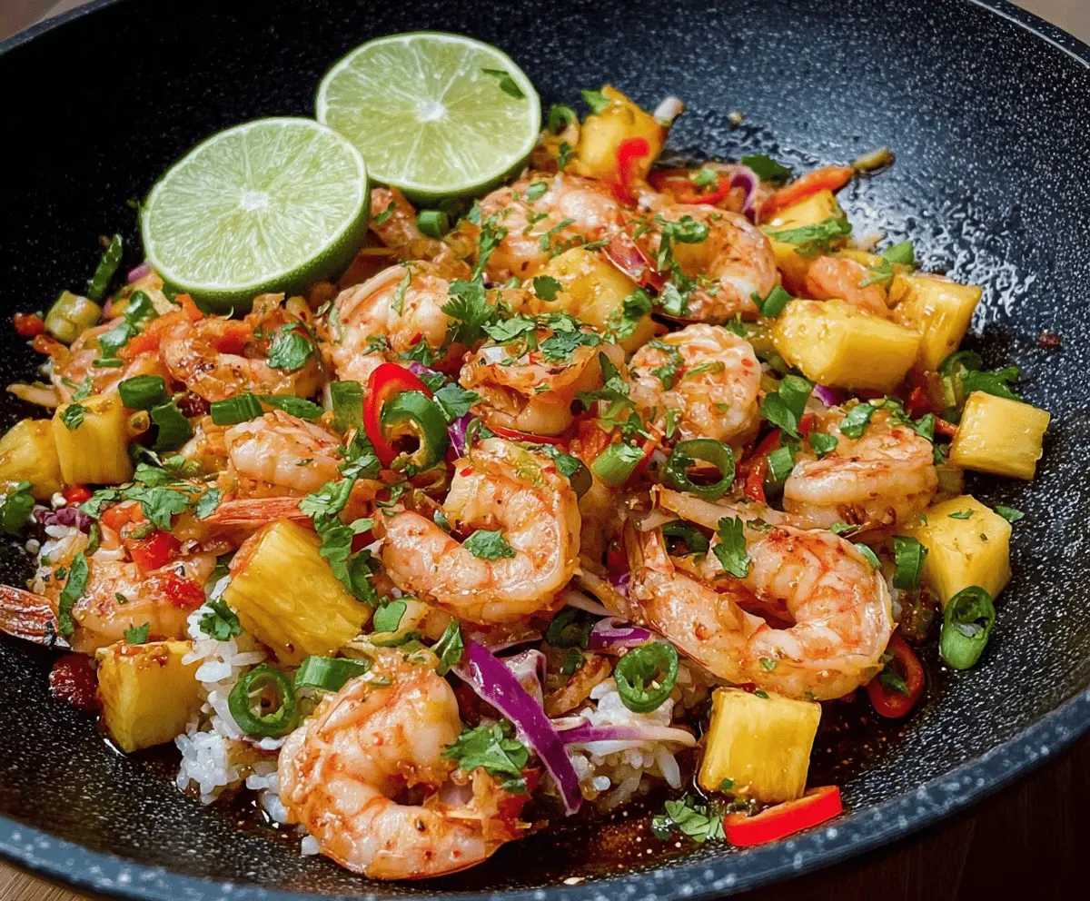 Pineapple Thai Shrimp