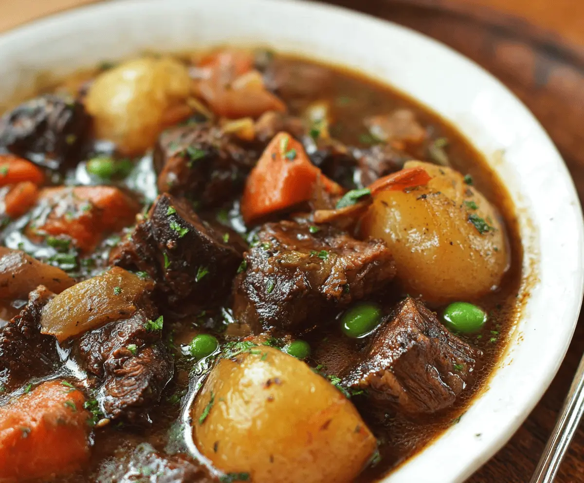 Pressure Cooker Beef Stew