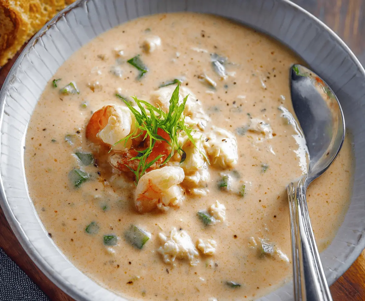 Shrimp and Crab Seafood Bisque
