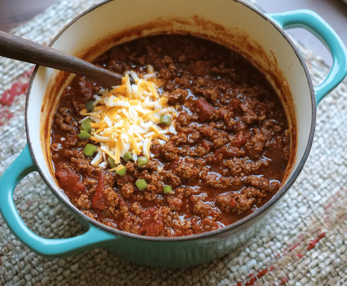 Texas Style No Bean Chili