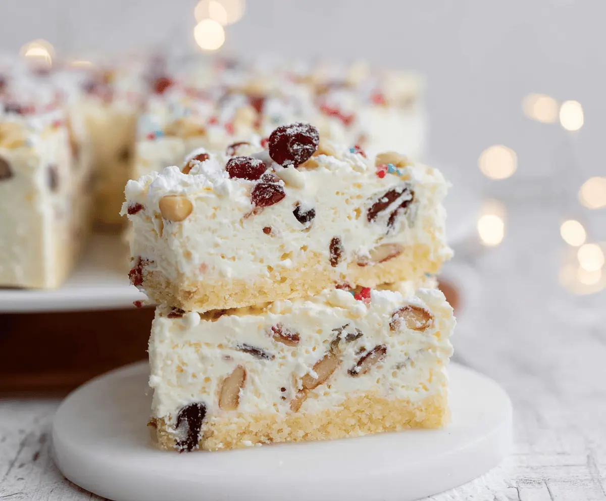White Christmas Slice