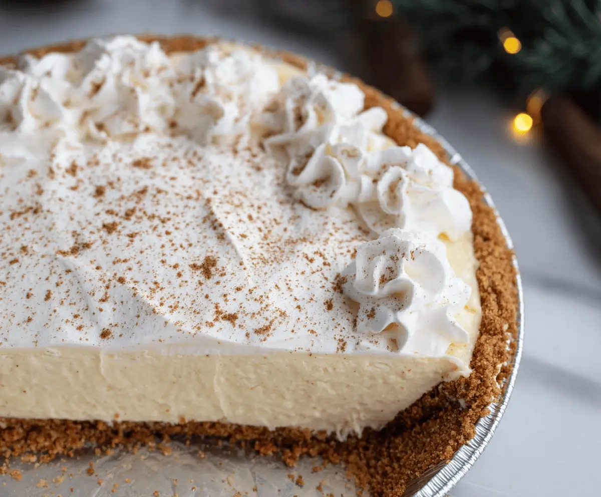 Eggnog Cream Pie