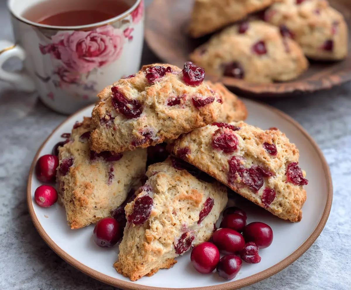 Gluten Free Cranberry Scones
