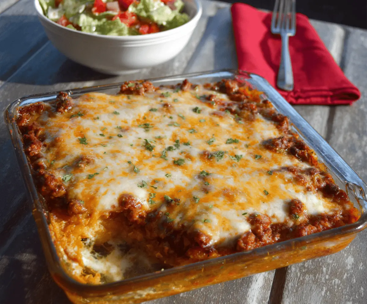 spaghetti squash lasagna casserole