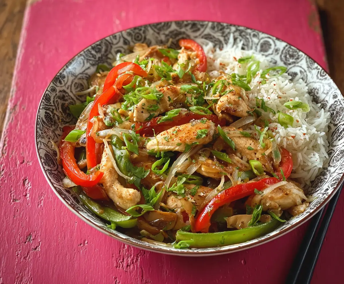 Garlic Chicken Stir Fry