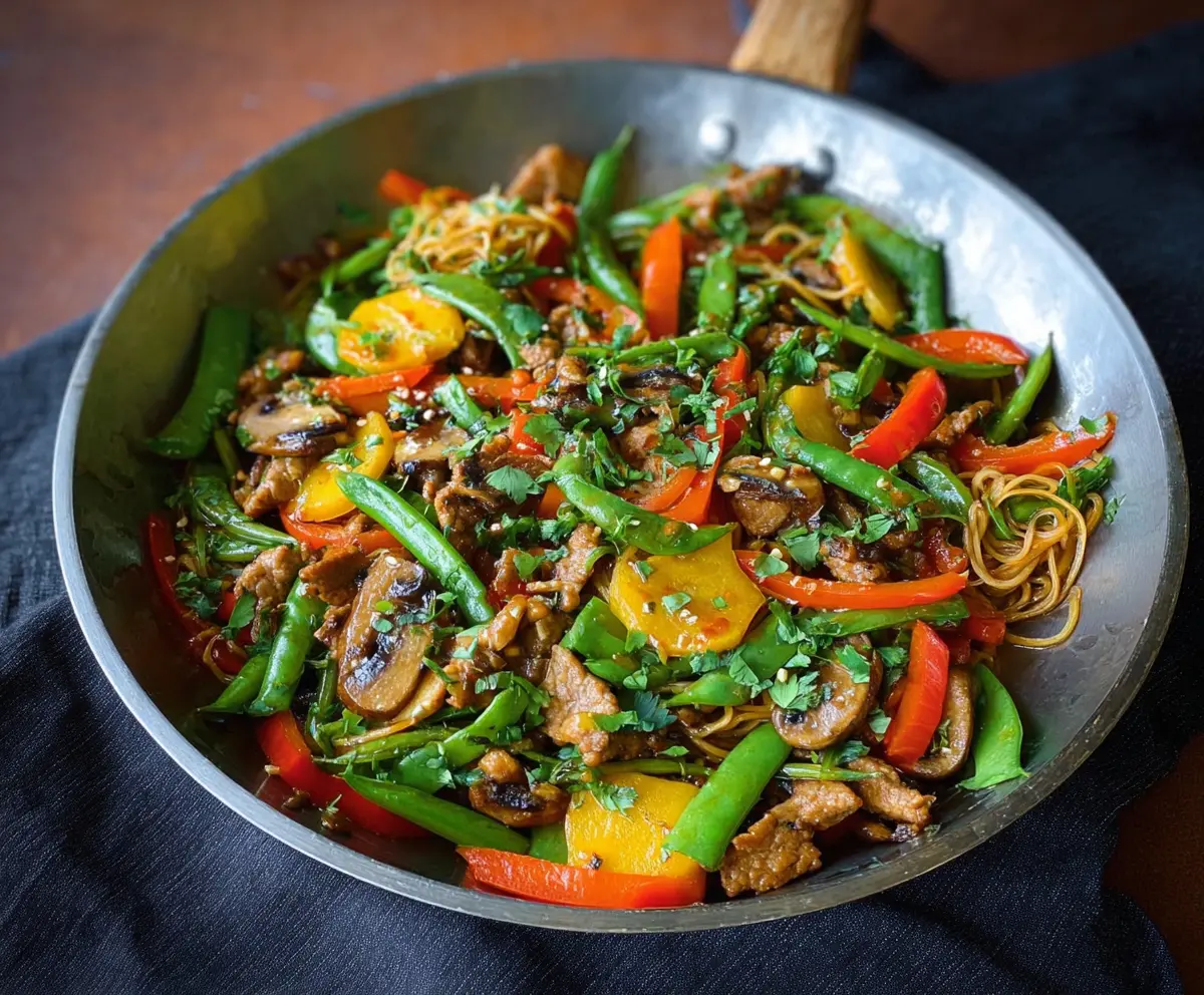 Garlic Pork Stir Fry