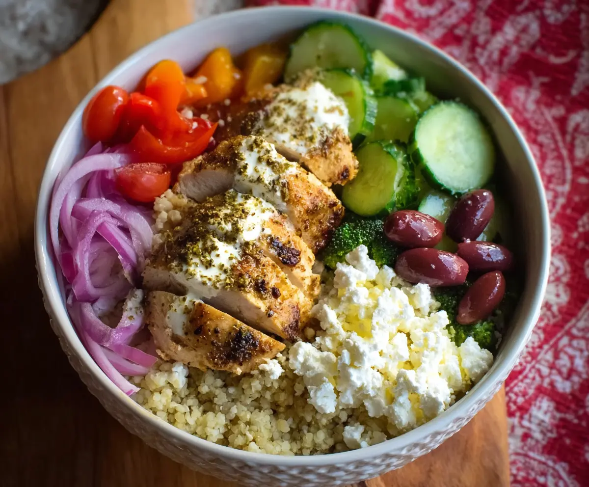 Greek Chicken Bowls