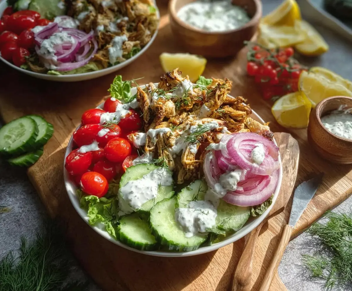 Healthy Chicken Shawarma Bowls