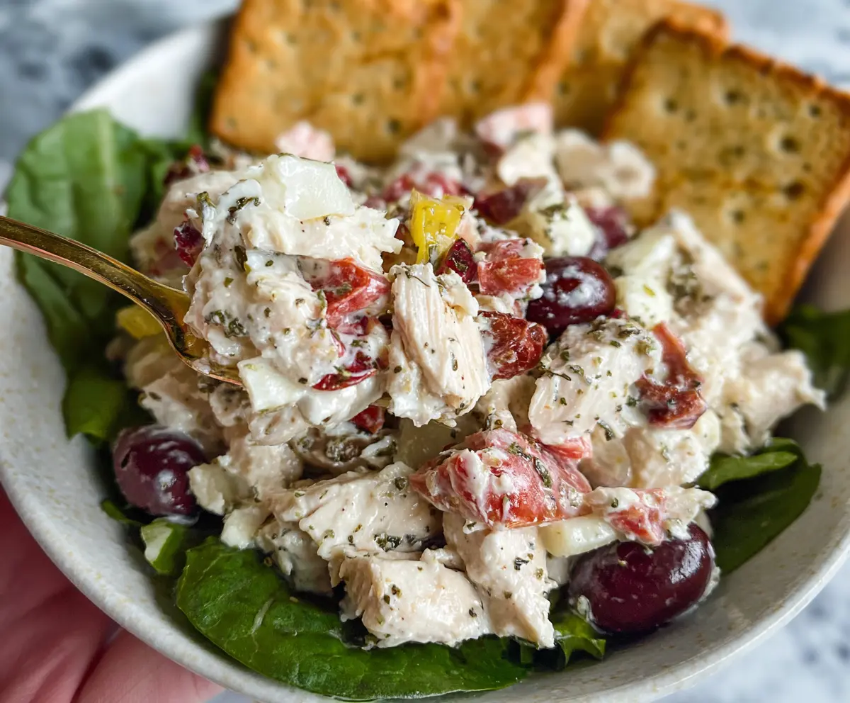 Italian Grinder Chicken Salad
