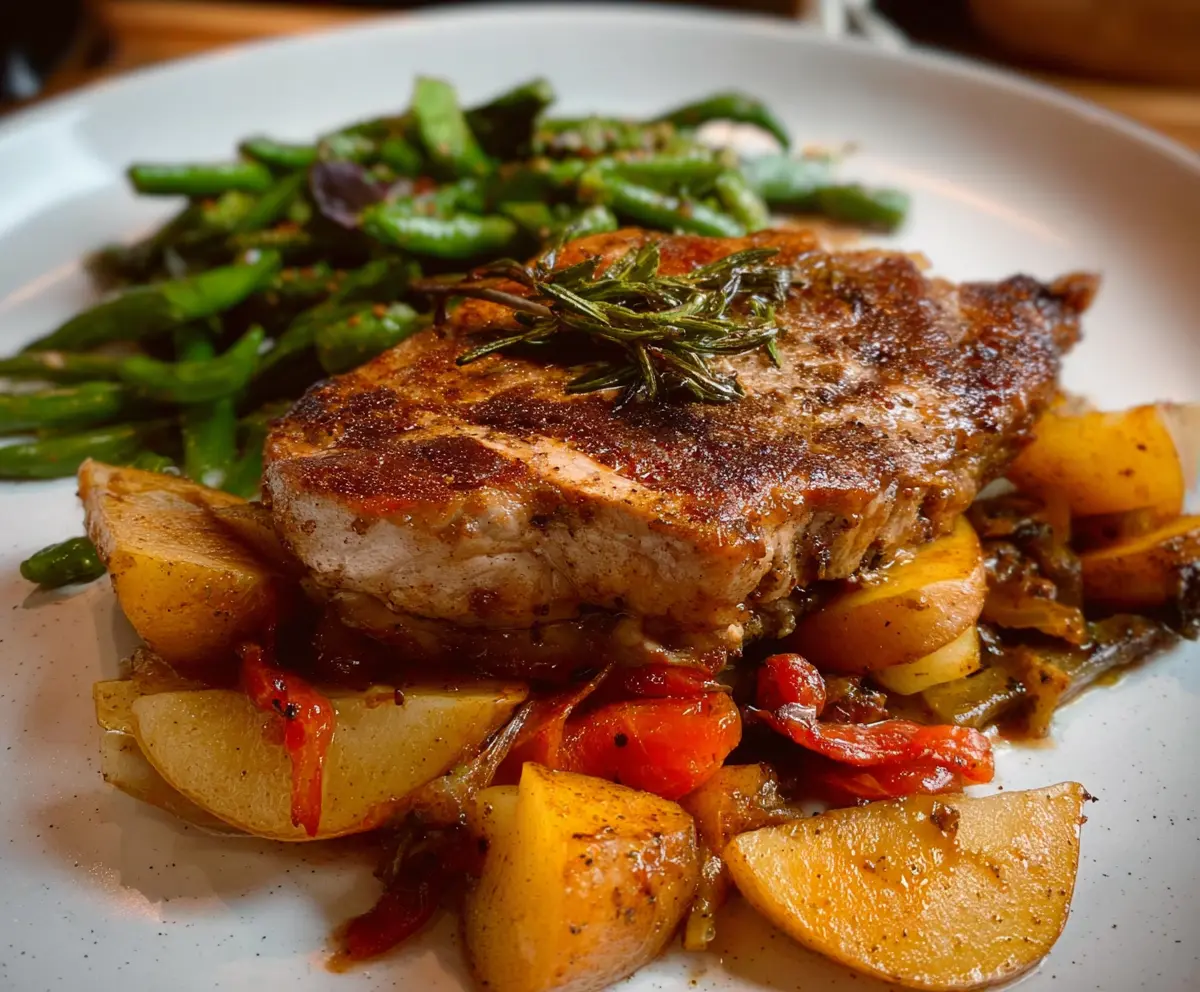 Mediterranean Pork & Apples