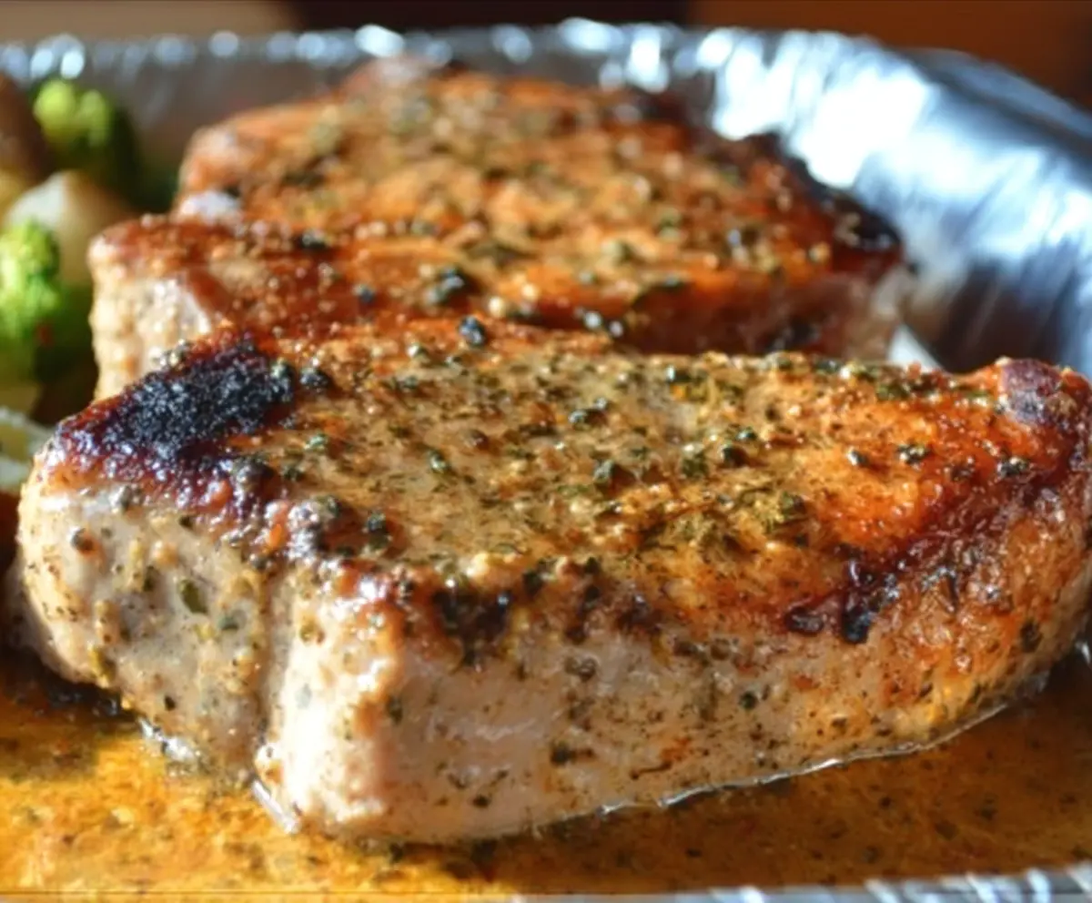 Oven Baked Ranch Pork Chops