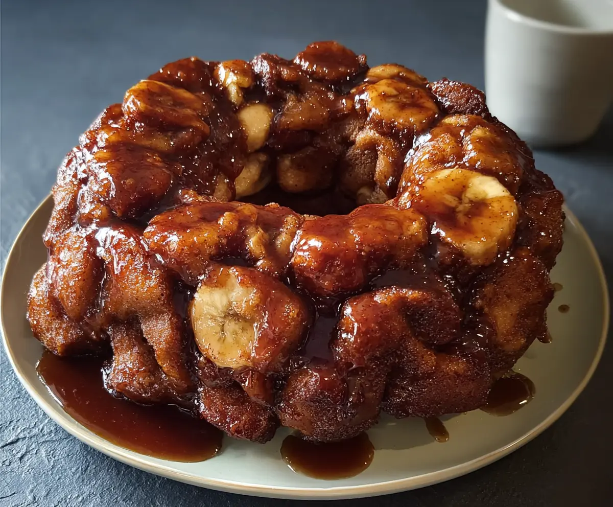 Bananas Foster Monkey Bread