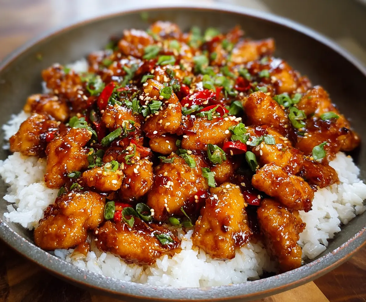 Chinese Honey Garlic Chicken