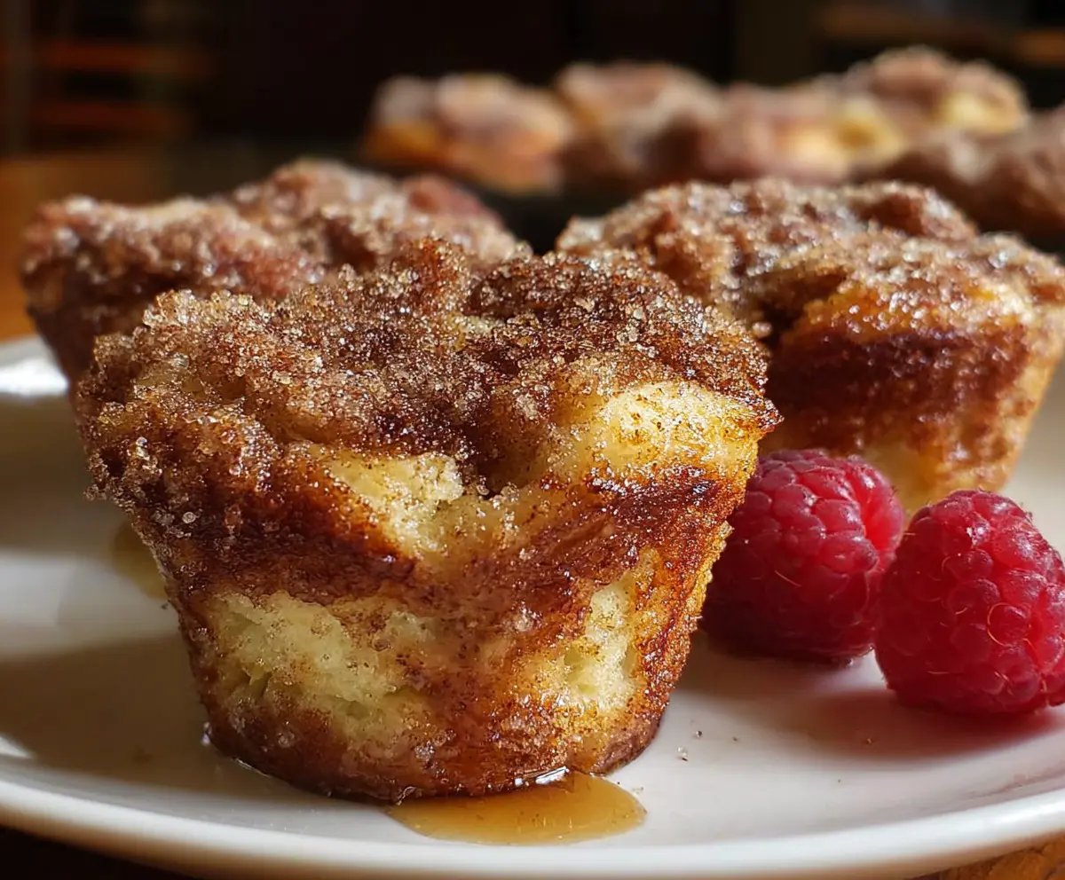 Cinnamon Sugar French Toast Muffins