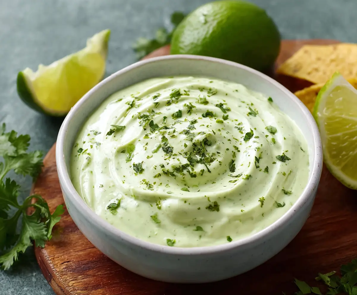 Creamy Avocado Cilantro Lime Dip