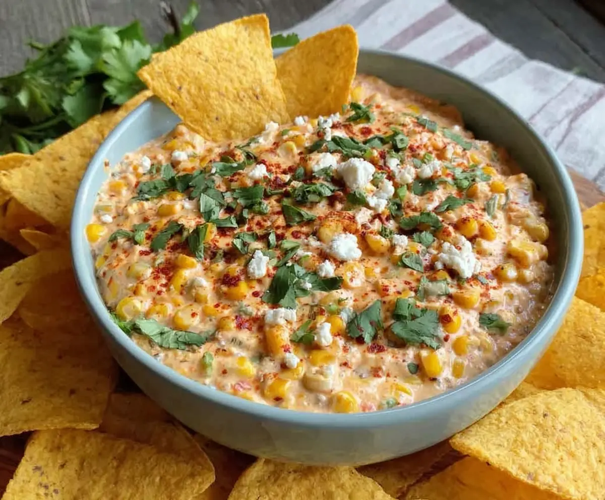 Creamy Chipotle Corn Dip