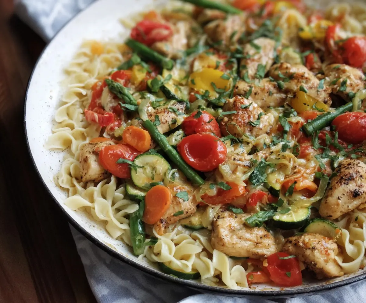 Easy Skillet Chicken Primavera