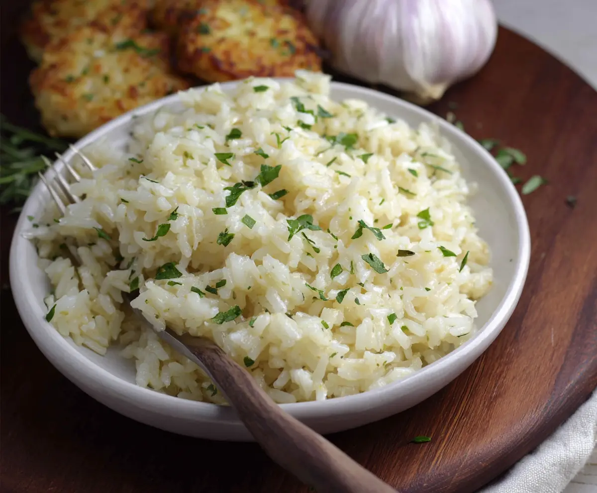 Garlic Parmesan Rice